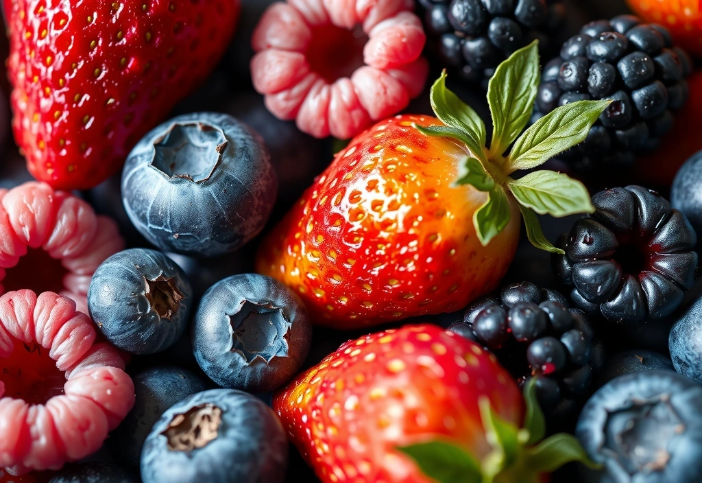 Μούρα και φράουλες